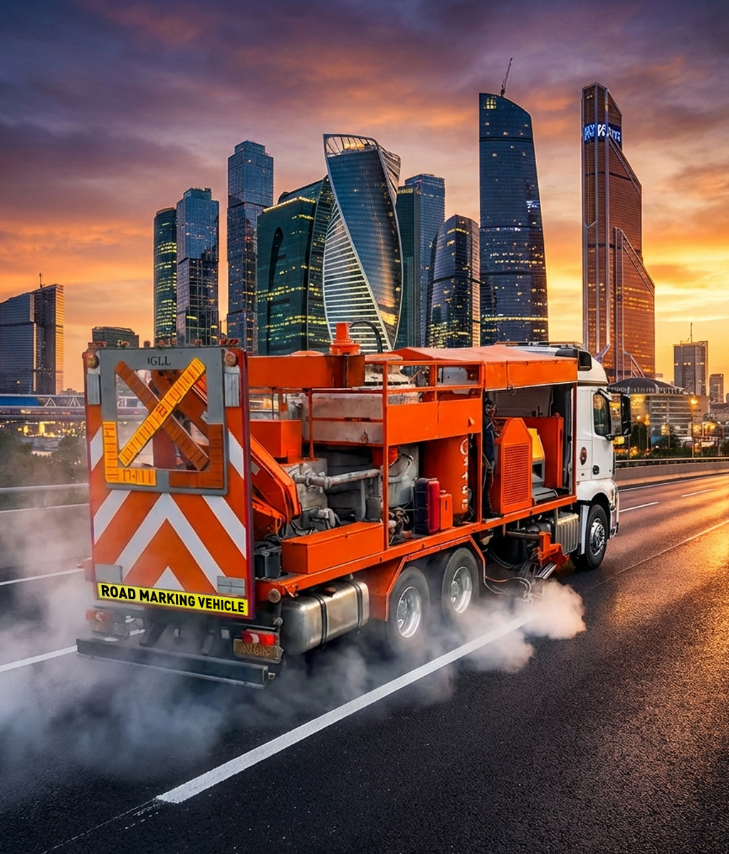 Stil Trafik, Road Marking Applications, Thermoplastic Road Marking Machine